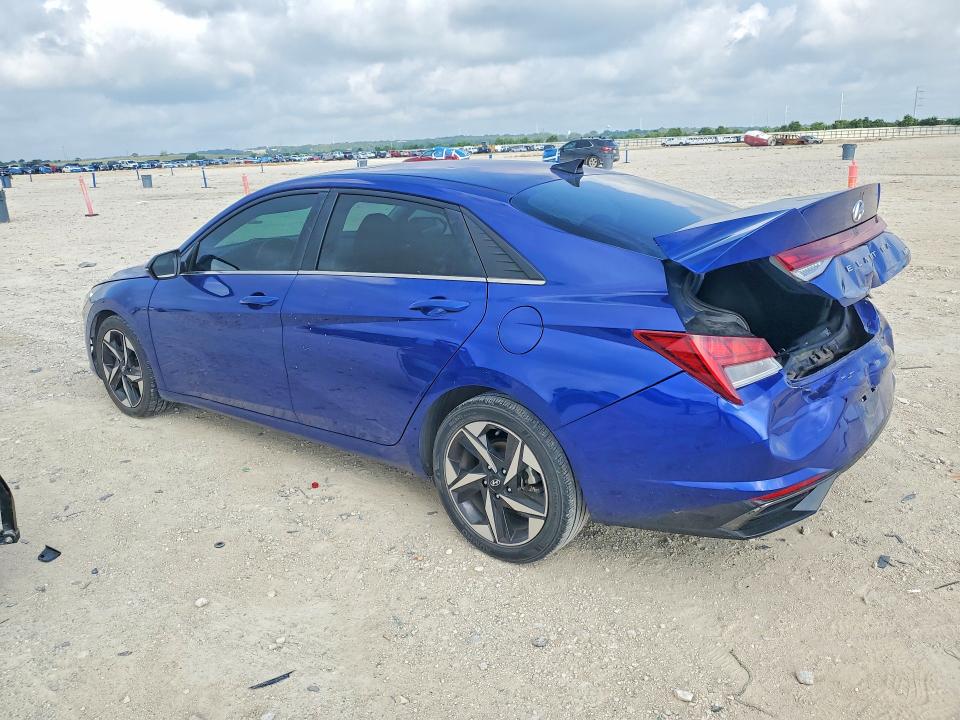 2021 Hyundai VIN 5NPLP4AG2MH038866 COPART salvage auction — REAR END, Tx - Salvage Vehicle Title, sold $5,800 on 2026-07-09 (photo 2)
