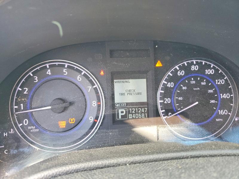 2011 Infiniti G VIN JN1DV6AR4BM650984 COPART salvage auction — FRONT END, Ia - Cert Of Title-Salvage Title, sold $525 on 2026-07-24 (photo 9)