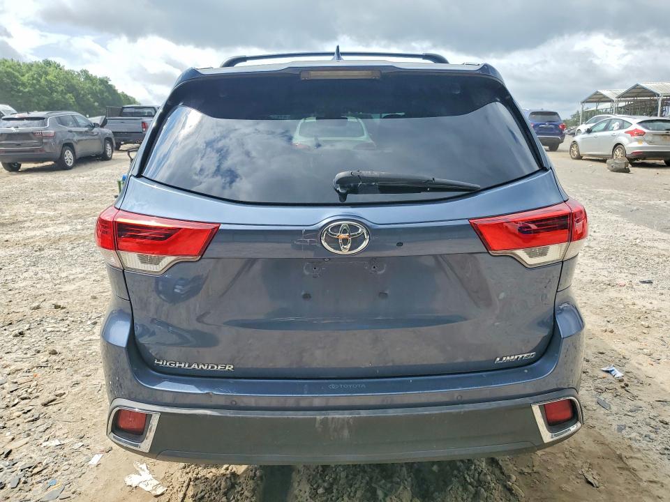 2018 Toyota Highlander VIN 5TDYZRFH5JS273816 COPART salvage auction — FRONT END, Ga - Cert Of Title-Salvage, sold $9,900 on 2026-07-17 (photo 6)