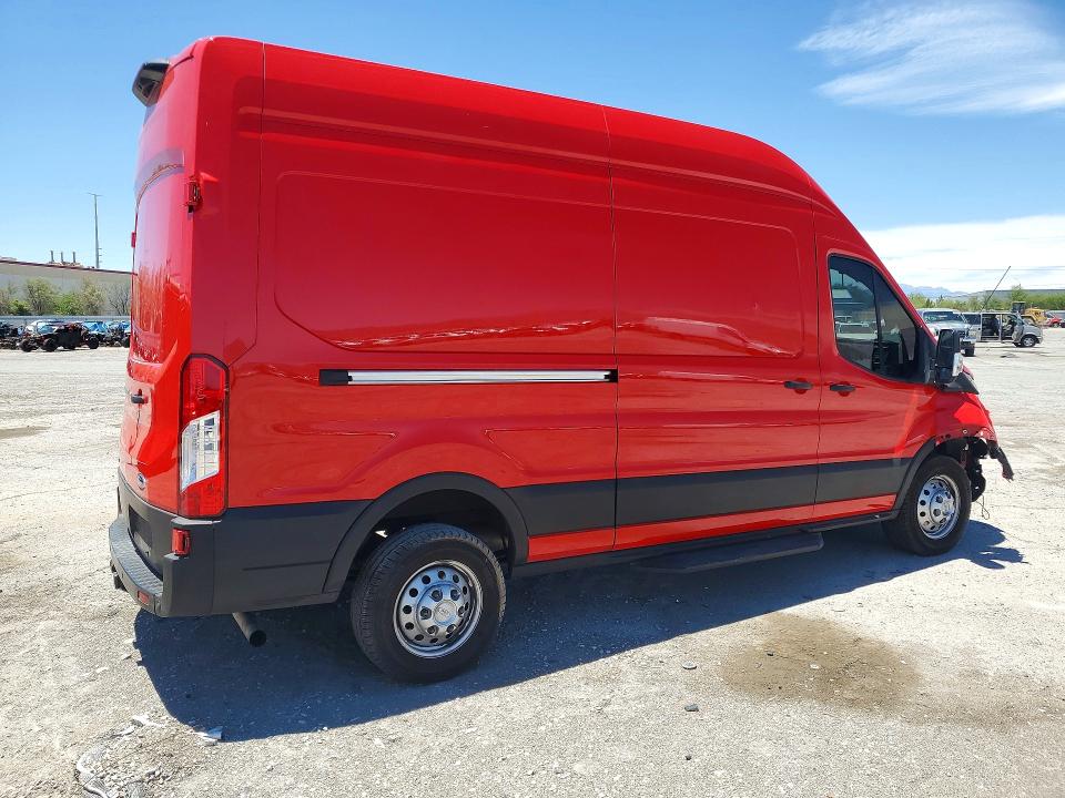 2023 Ford Transit VIN 1FTBR1XG9PKB12544 COPART salvage auction — SIDE, Nv - Salvage Title, sold $8,600 on 2026-07-30 (photo 3)