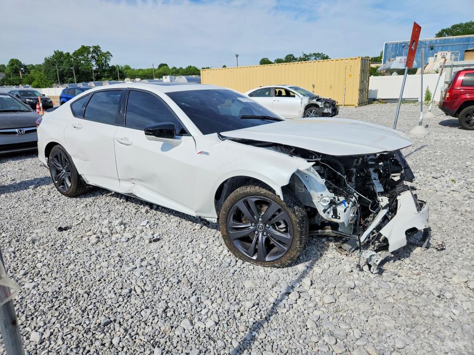 2023 Acura VIN 19UUB6F57PA005834 COPART salvage auction — FRONT END, Oh - Cert Of Title-Salvage, sold $1,400 on 2026-07-09 (photo 4)