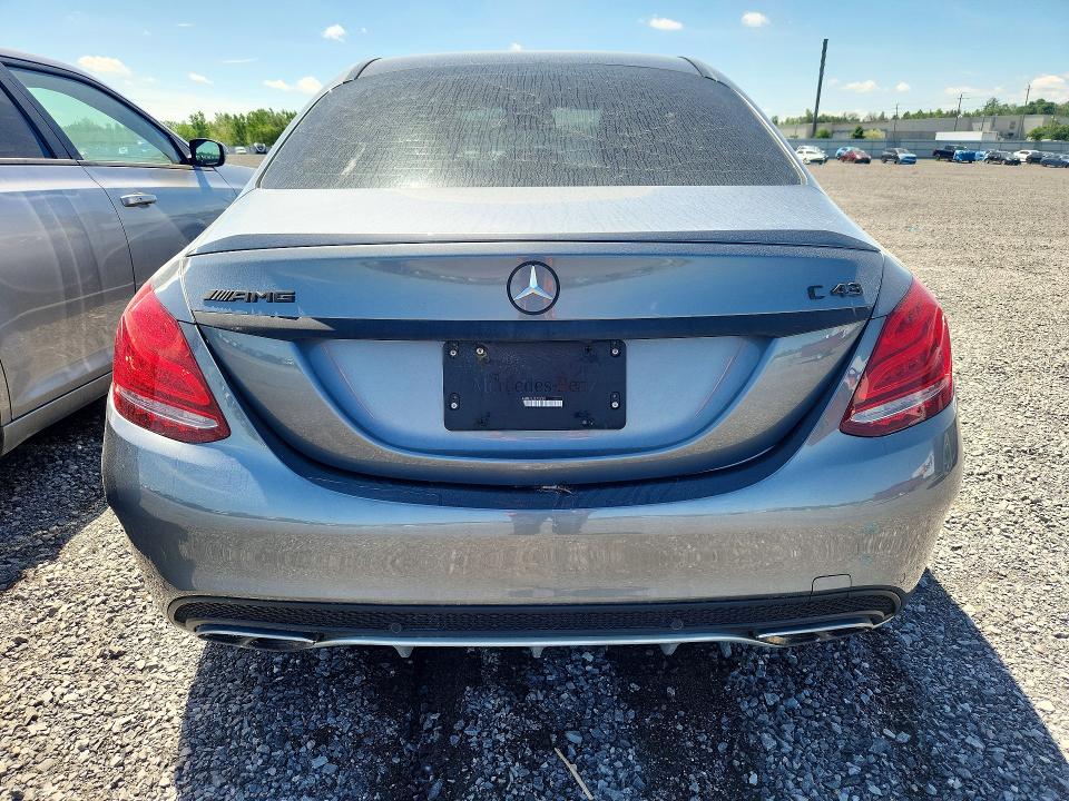 2018 Mercedes-benz C class VIN 55SWF6EB2JU270239 COPART salvage auction — MINOR DENT/SCRATCHES, On - Permit No Brand - Unfit (P), sold $23,100 on 2026-07-22 (photo 6)