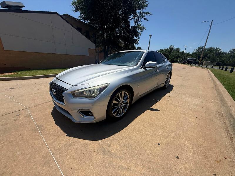 2018 Infiniti Q50 VIN JN1EV7AR4JM440734 COPART salvage auction — MINOR DENT/SCRATCHES, Ok - Certificate Of Title (P), sold $3,000 on 2026-07-14 (photo 2)