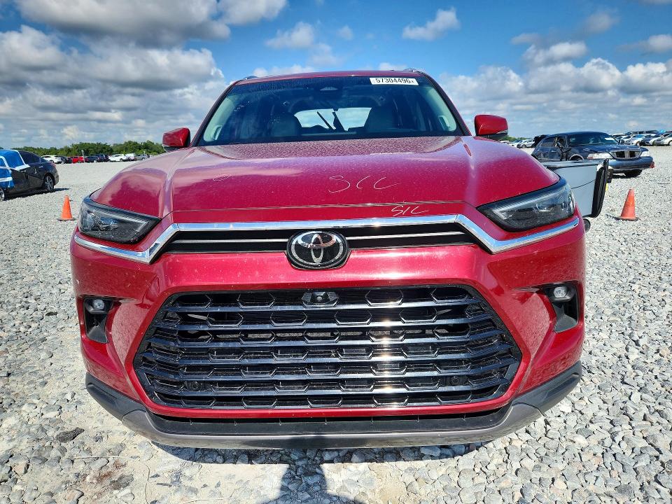 2024 Toyota Highlander VIN 5TDAAAB51RS035477 COPART salvage auction — REAR END, Fl - Certificate Of Destruction, sold $400 on 2026-07-28 (photo 5)