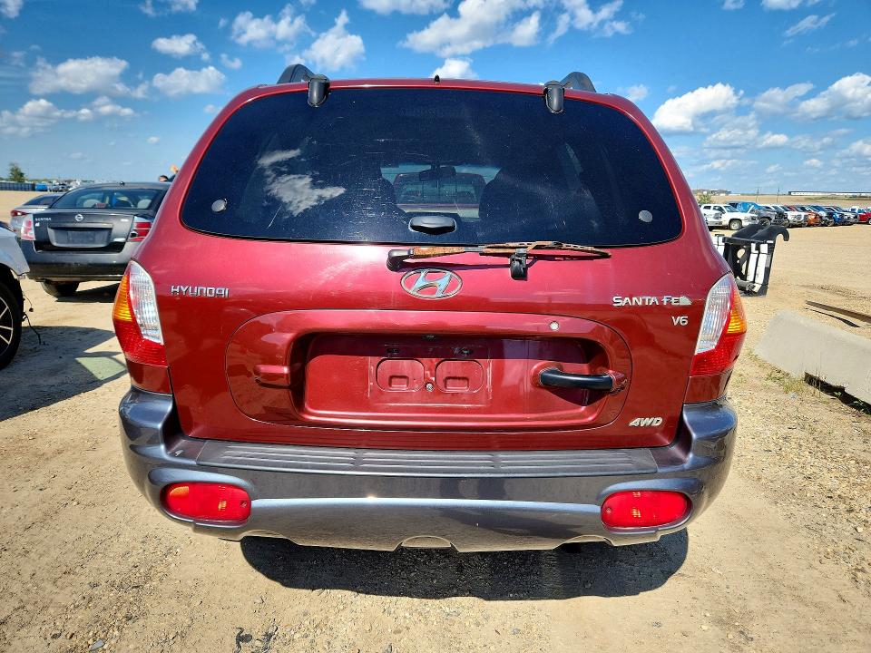 2003 Hyundai Santa fe VIN KM8SB73D83U511586 COPART salvage auction — FRONT END, AB - BOS - SALVAGE, sold $375 on 2026-07-09 (photo 6)