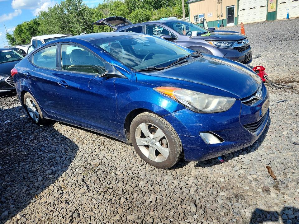 2013 Hyundai VIN KMHDH4AE5DU491252 COPART salvage auction — FRONT END, Il - Salvage Certificate, sold $725 on 2026-07-27 (photo 4)