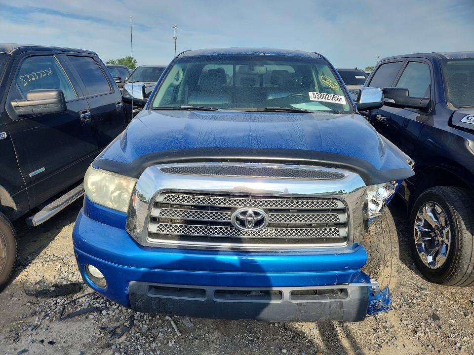 2007 Toyota Tundra VIN 5TFBV58107X024014 COPART salvage auction — FRONT END, Mi - Certificate Of Title, sold $3,150 on 2026-07-03 (photo 5)
