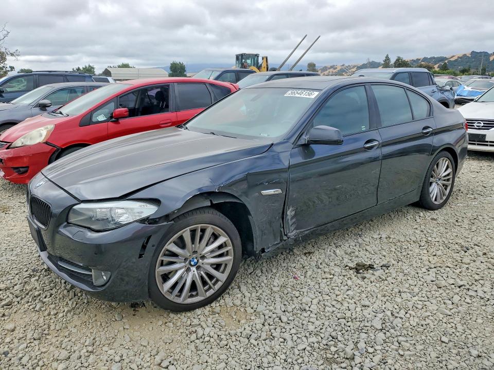 2012 BMW 5 series VIN WBAFR9C54CDV58374 COPART salvage auction — FRONT END, Ca - Salvage Certificate, sold $525 on 2026-07-14 (photo 1)