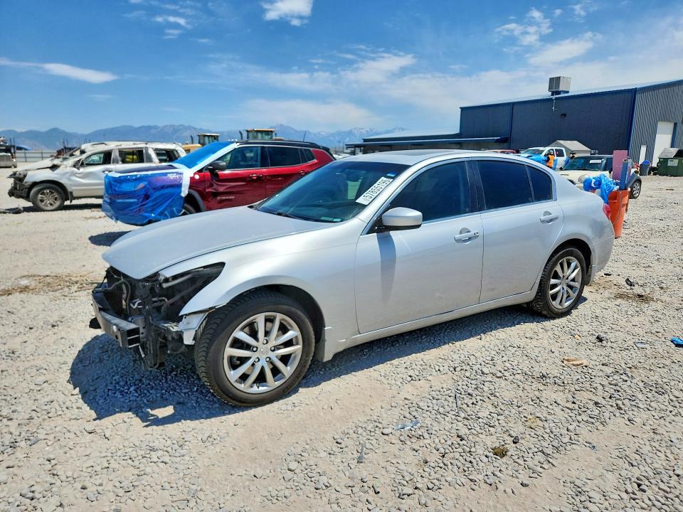 2009 Infiniti G37 VIN JNKCV61FX9M052972 COPART salvage auction — FRONT END, Ut - Salvage Certificate, sold $700 on 2026-07-24 (photo 1)