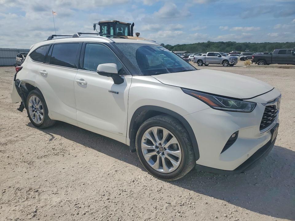 2021 Toyota Highlander VIN 5TDXBRCH0MS524041 COPART salvage auction — REAR END, Ks - Cert Of Title-Salvage, sold $100 on 2026-07-21 (photo 4)
