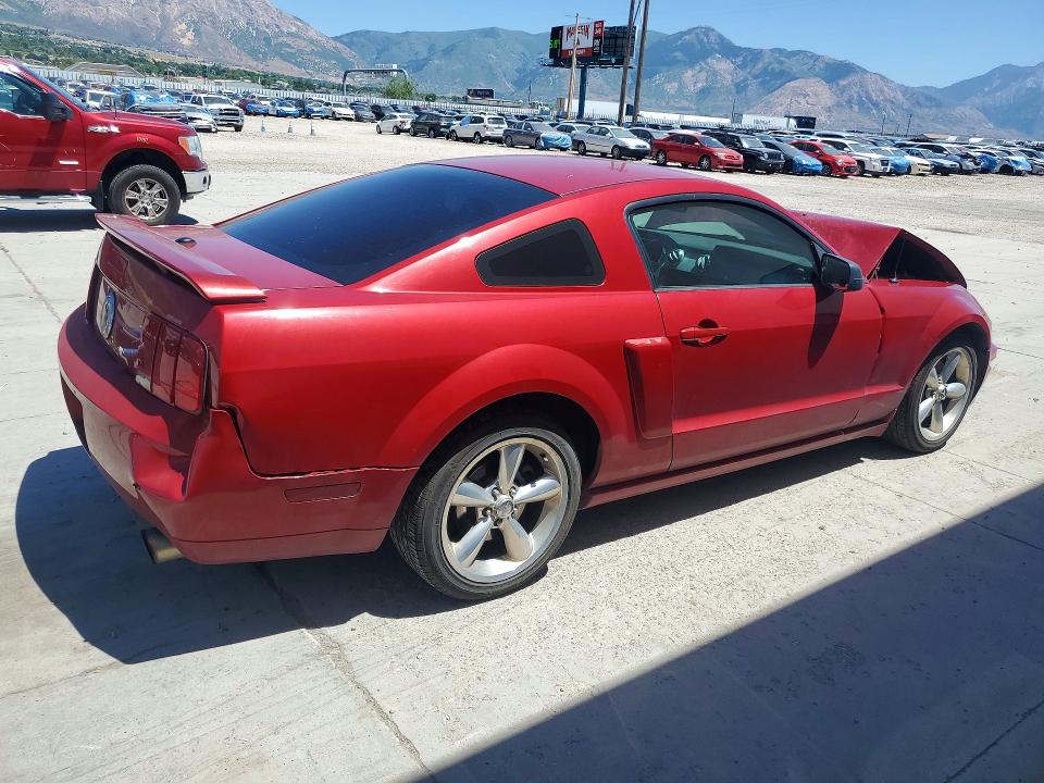 2008 Ford Mustang VIN 1ZVHT82H085187229 COPART salvage auction — FRONT END, Ut - Salvage Certificate, sold $875 on 2026-07-27 (photo 3)