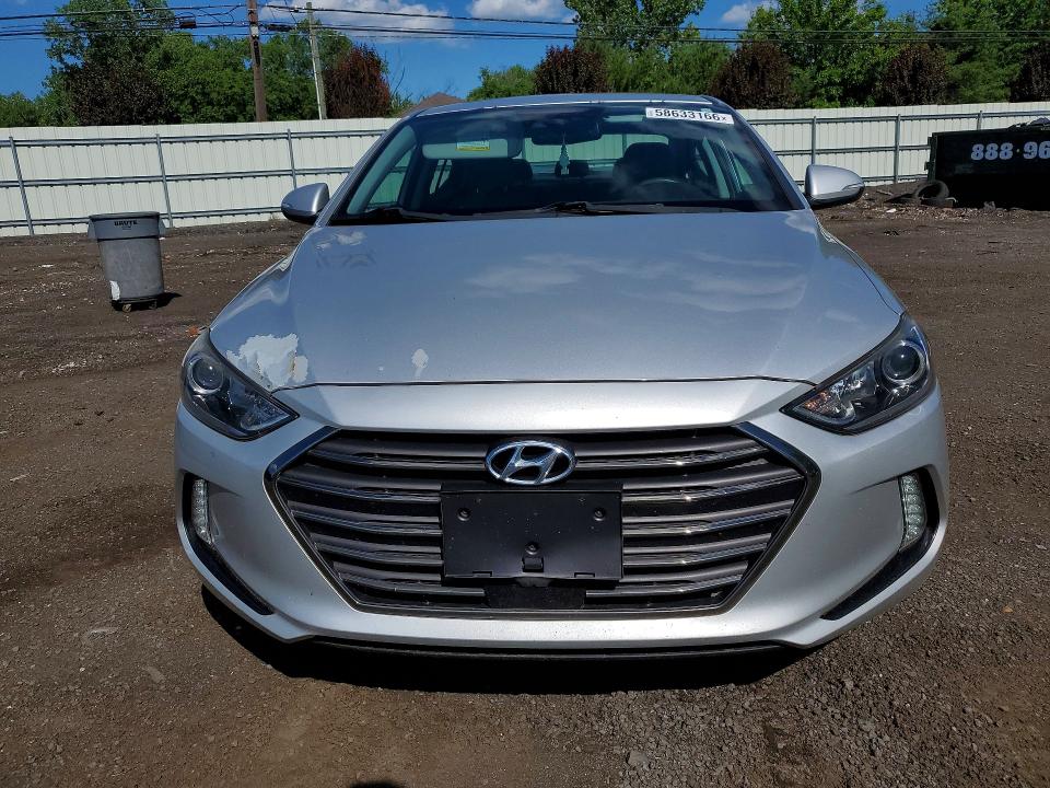 2017 Hyundai Elantra VIN 5NPD84LF9HH058849 COPART salvage auction — REAR END, CT - CERT OF TITLE-SALVAGE, sold $2,150 on 2026-07-02 (photo 5)