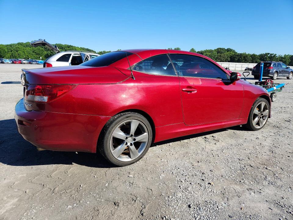 2011 Lexus Is VIN JTHFF2C28B2520177 COPART salvage auction — FRONT END, Nc - Salvage Certificate Of Title, sold $550 on 2026-07-29 (photo 3)