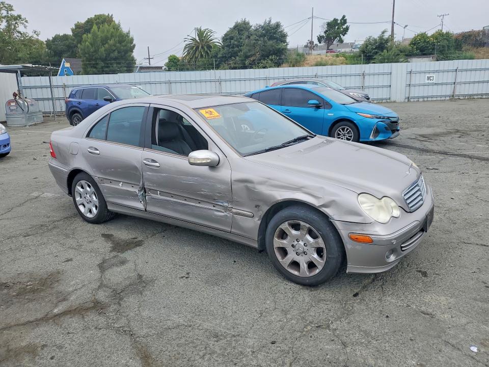 2006 Mercedes-benz C class VIN WDBRF54H96F816826 COPART salvage auction — SIDE, Ca - Salvage Certificate, sold $425 on 2026-07-06 (photo 4)