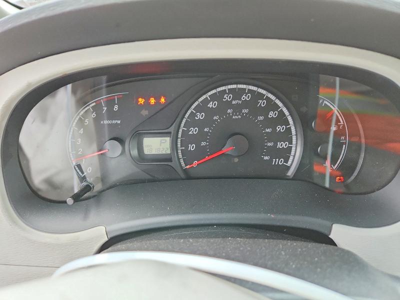 2011 Toyota Sienna VIN 5TDKK3DC4BS169978 COPART salvage auction — FRONT END, Nj - Certificate Of Title, sold $975 on 2026-07-08 (photo 9)