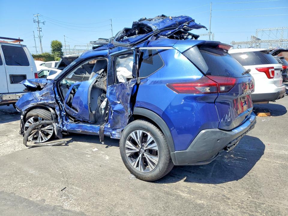 2021 Nissan Rogue VIN JN8AT3BAXMW020525 COPART salvage auction — ALL OVER, Ca - Salvage Certificate, sold $325 on 2026-07-06 (photo 2)