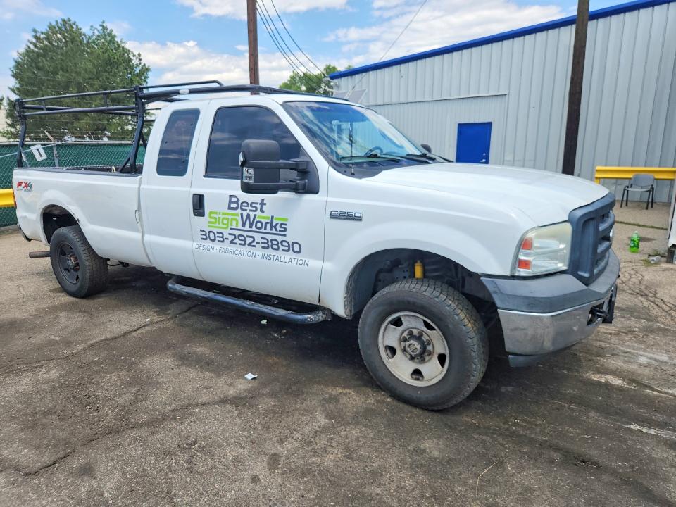 2006 Ford F-250 super duty VIN 1FTSX21546ED27927 COPART salvage auction — REAR END, Co - Dis/Dlr/Exp Only Clean Title, sold $600 on 2026-07-02 (photo 4)