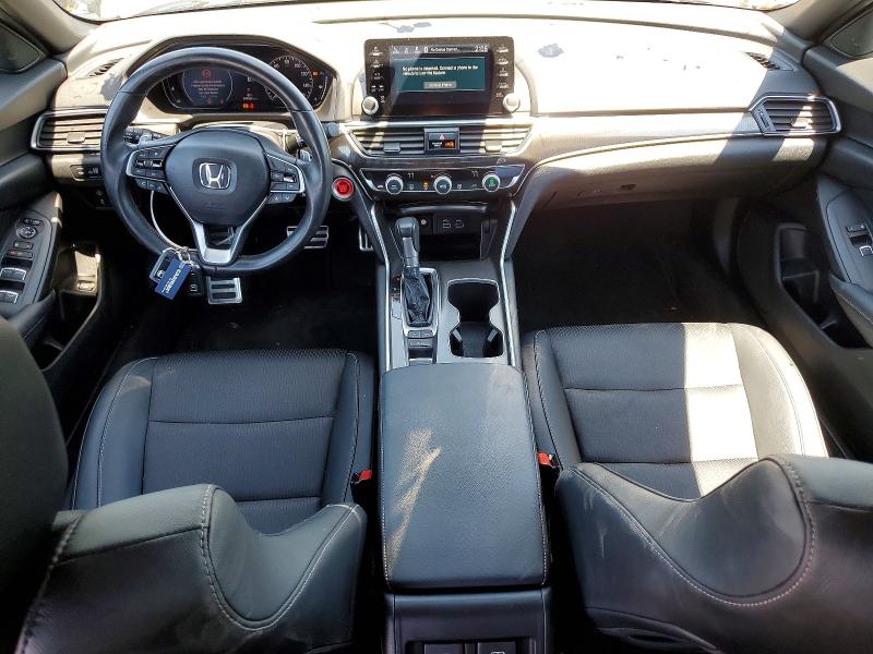 2021 Honda Accord VIN 1HGCV1F39MA079076 COPART salvage auction — FRONT END, CA - SALVAGE CERTIFICATE, sold $8,300 on 2026-07-27 (photo 8)