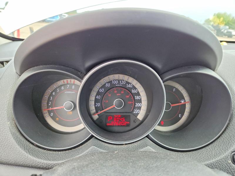 2011 Kia Forte VIN KNAFU5A22B5443734 COPART salvage auction — FRONT END, On - Permit Salvage, sold $400 on 2026-07-07 (photo 9)