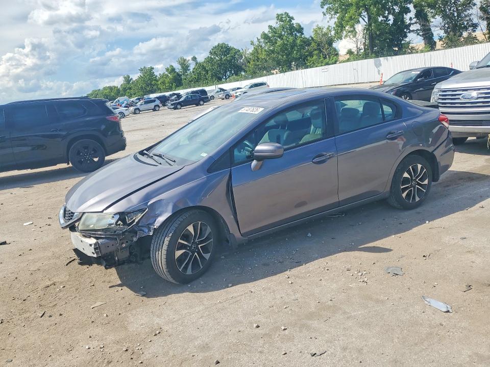 2015 Honda Civic VIN 19XFB2F85FE035226 COPART salvage auction — FRONT END, Mo - Salvage Certificate Of Title, sold $850 on 2026-07-10 (photo 1)