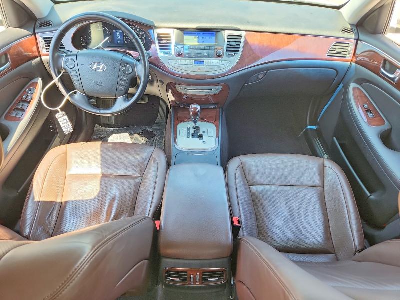 2011 Hyundai Genesis VIN KMHGC4DE0BU115790 COPART salvage auction — FRONT END, Ca - Salvage Certificate, sold $875 on 2026-07-21 (photo 8)