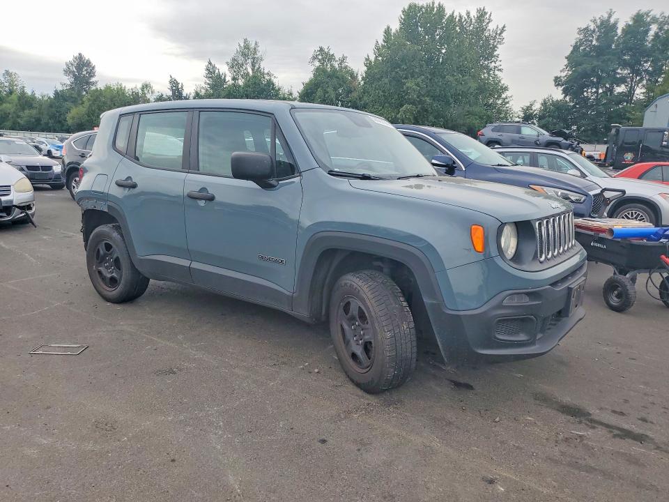 2017 Jeep VIN ZACCJBAH7HPE65939 COPART salvage auction — REAR END, Or - Salvage Title Certificate, sold $1,100 on 2026-08-19 (photo 4)