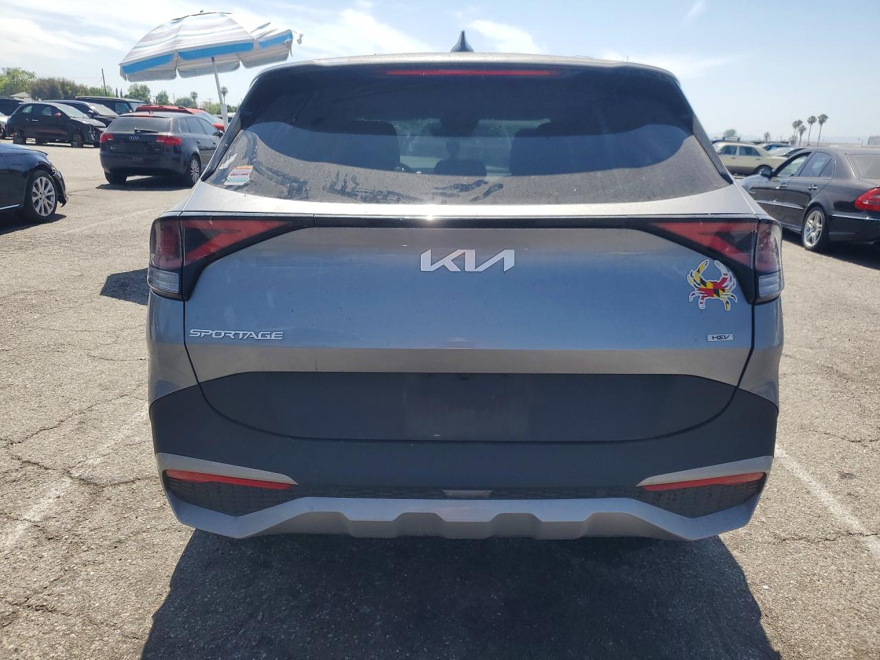 2023 Kia Sportage VIN KNDPUCAG8P7016772 COPART salvage auction — Front End, CA - SALVAGE CERTIFICATE, sold $2,650 on 2026-07-10 (photo 6)