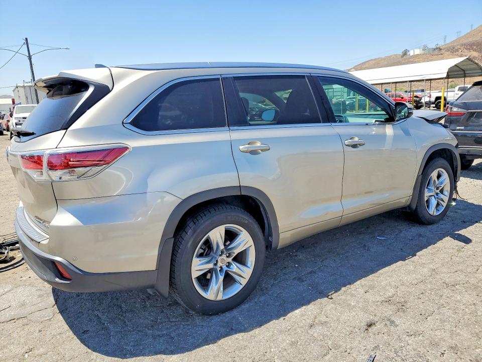 2014 Toyota VIN 5TDDKRFH7ES069608 COPART salvage auction — FRONT END, Ca - Salvage Certificate, sold $4,850 on 2026-07-13 (photo 3)