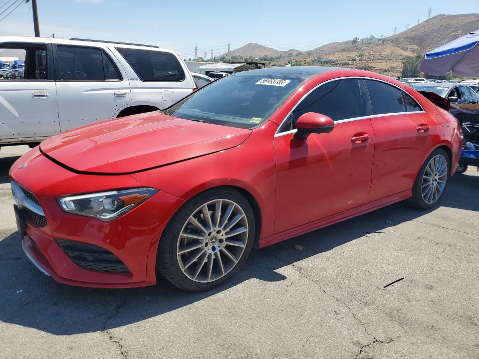 2020 Mercedes-benz Cla-klasse VIN WDD5J4HB7LN079597 — COPART salvage auction photo
