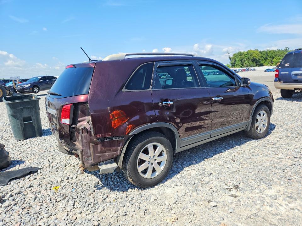 2012 Kia VIN 5XYKT3A69CG306066 COPART salvage auction — REAR END, Fl - Cert Of Title Slvg Rebuildable, sold $800 on 2026-07-08 (photo 3)
