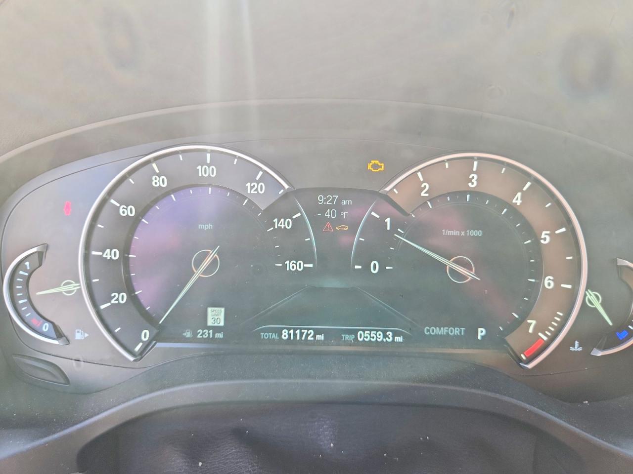 2019 BMW X3 VIN 5UXTR9C59KLR09756 COPART salvage auction — Front End, IL - SALVAGE CERTIFICATE, sold $9,000 on 2026-06-30 (photo 9)