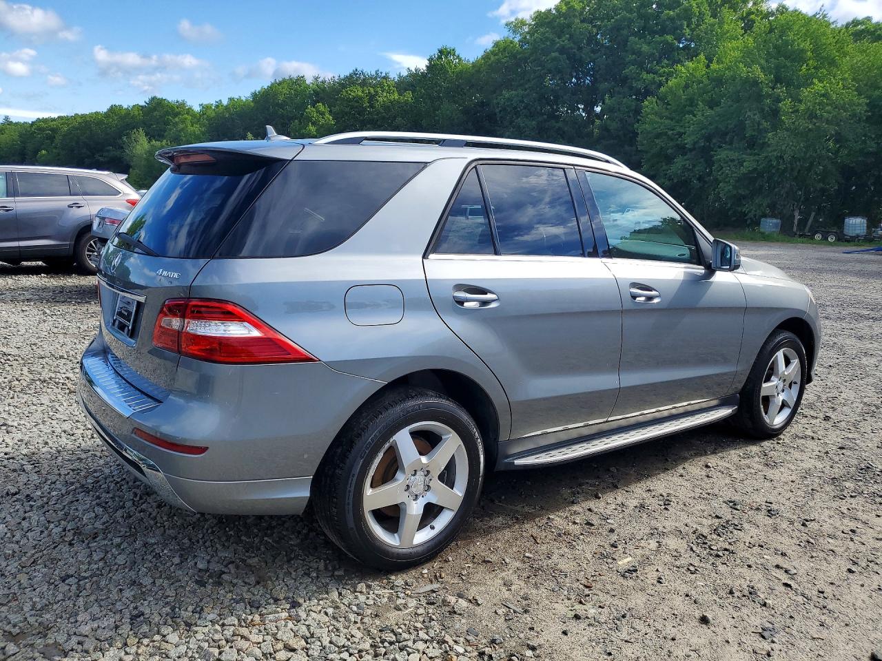 2014 Mercedes-Benz ML-Class VIN 4JGDA7DBXEA299058 COPART salvage auction — Minor Dent/Scratches, NH - CERTIFICATE OF TITLE, sold $4,300 on 2026-07-01 (photo 3)
