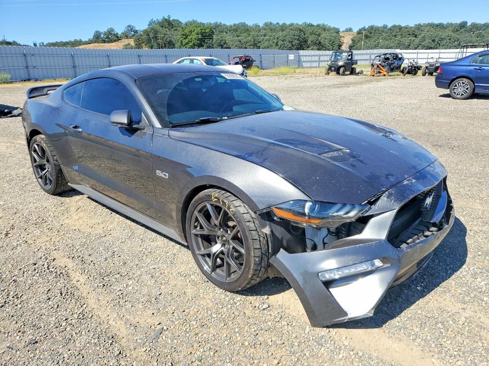 2019 Ford Mustang VIN 1FA6P8CF1K5152613 COPART salvage auction — FRONT END, Ca - Salvage Certificate, sold $10,750 on 2026-07-31 (photo 4)