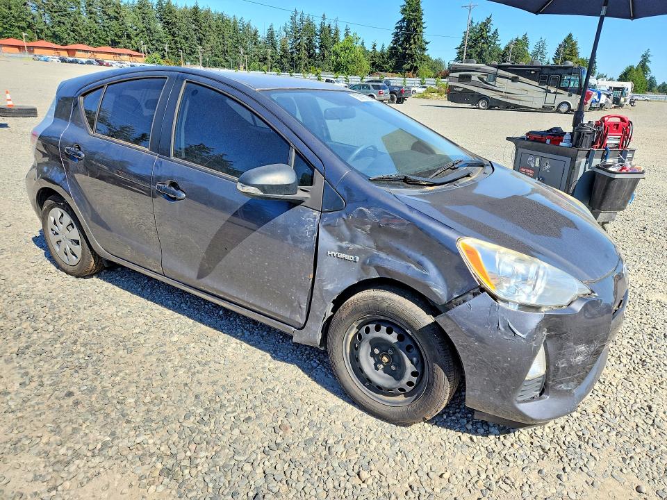 2014 Toyota Prius c VIN JTDKDTB38E1073334 COPART salvage auction — FRONT END, Wa - Vehicle Cert Of Ownership-Titl, sold $850 on 2026-07-02 (photo 4)
