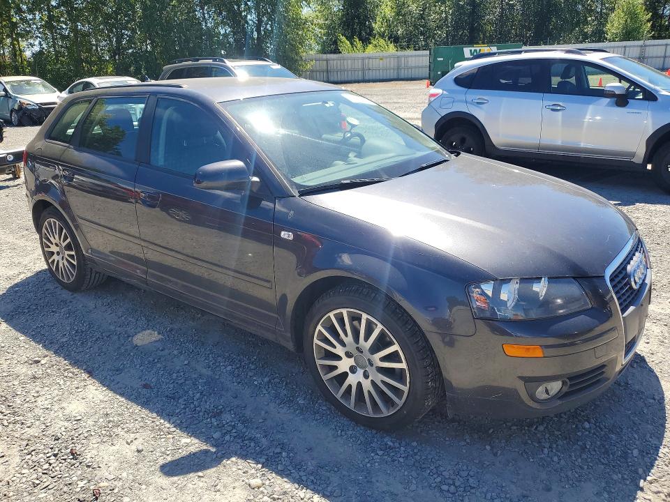 2008 Audi A3 VIN WAUNF78PX8A130255 COPART salvage auction — SIDE, WA - BILL OF SALE, sold $350 on 2026-07-27 (photo 4)