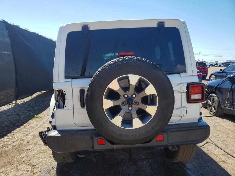 2022 Jeep VIN 1C4HJXEG9NW120821 COPART salvage auction — FRONT END, Mi - Certificate Of Title, sold $10,300 on 2026-07-31 (photo 6)