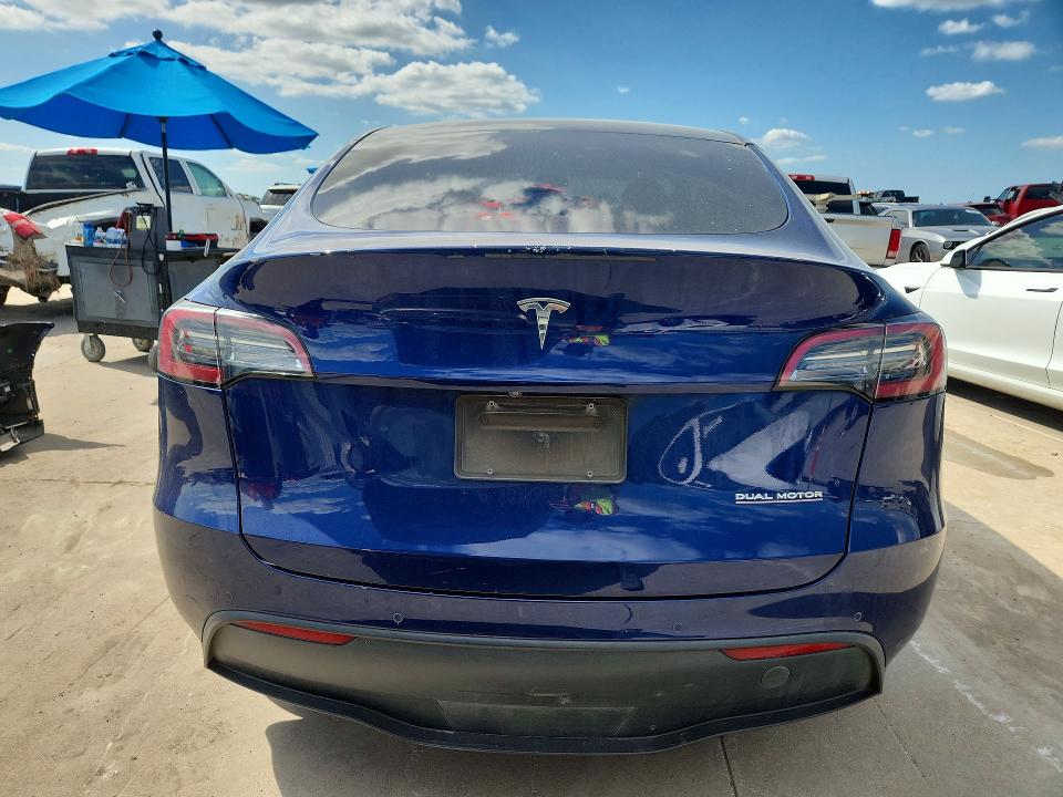 2021 Tesla Model y VIN 5YJYGDEF5MF270111 COPART salvage auction — FRONT END, Tx - Salvage Vehicle Title, sold $8,900 on 2026-07-02 (photo 6)