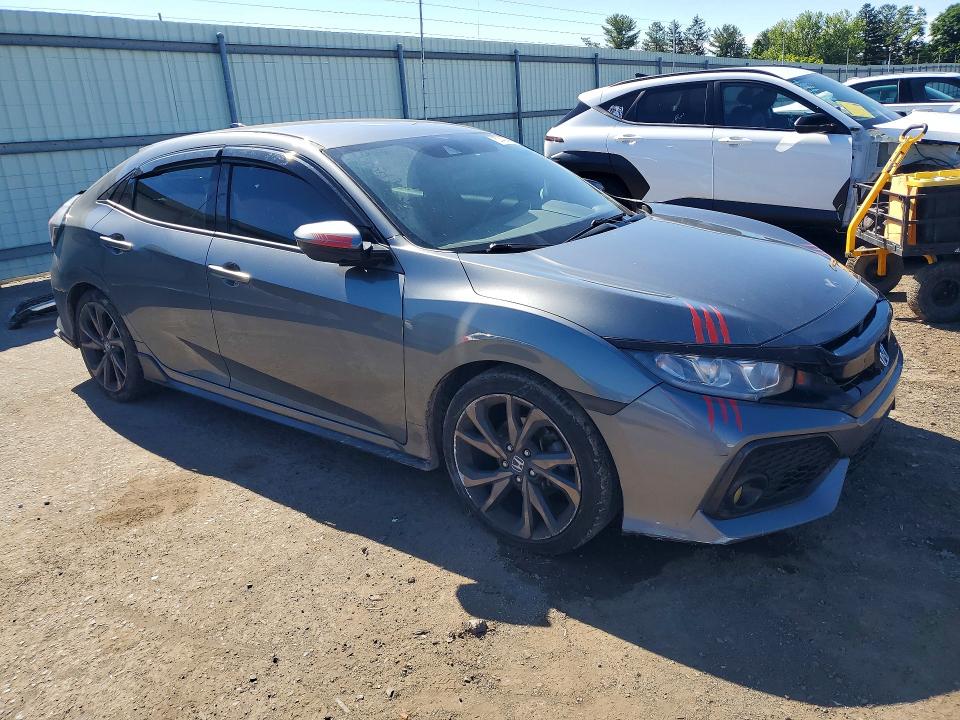 2019 Honda Civic VIN SHHFK7G49KU219077 COPART salvage auction — REAR END, Pa - Certificate Of Salvage, sold $2,800 on 2026-07-10 (photo 4)