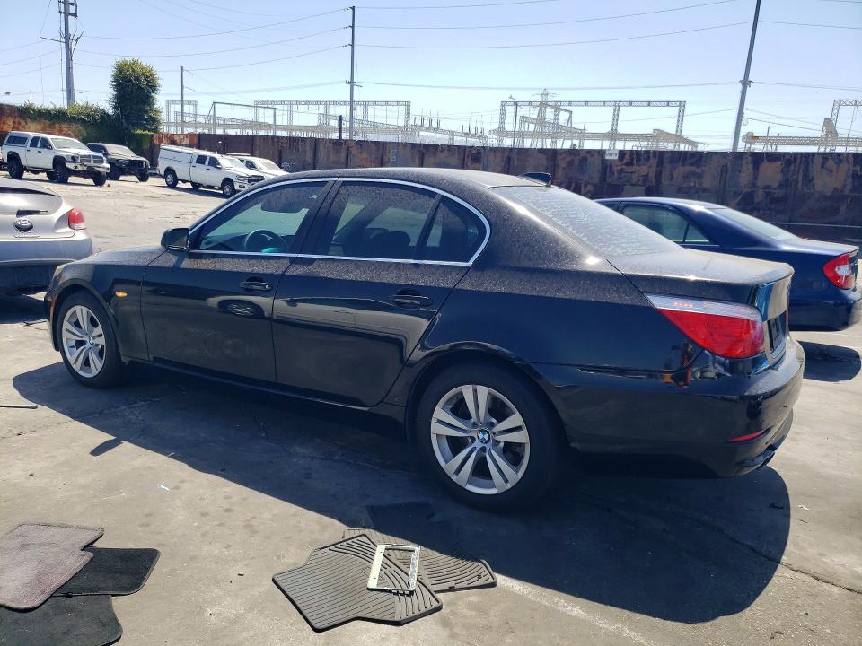 2009 BMW 5 series VIN WBANU53569C117699 COPART salvage auction — REAR END, CA - SALVAGE CERTIFICATE, sold $400 on 2026-07-15 (photo 2)