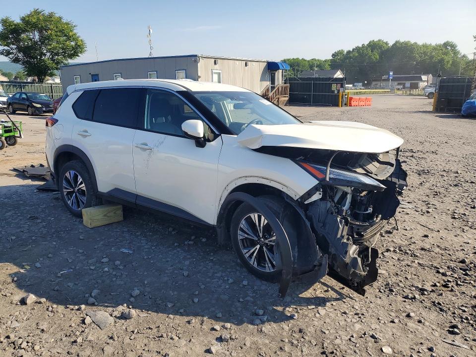 2021 Nissan Rogue VIN JN8AT3BB5MW209849 COPART salvage auction — FRONT END, Salvage Title, sold $2,250 on 2026-07-22 (photo 4)