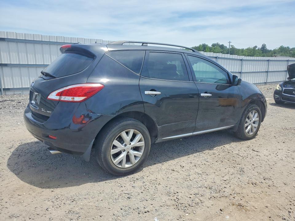 2014 Nissan Murano VIN JN8AZ1MWXEW517233 COPART salvage auction — MINOR DENT/SCRATCHES, Va - Certificate Of Title, sold $525 on 2026-07-15 (photo 3)