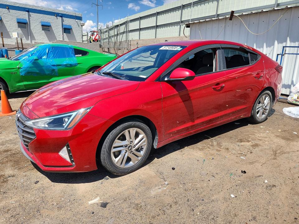 2019 Hyundai Elantra VIN KMHD84LF1KU766389 COPART salvage auction — VANDALISM, Nm - Cert Of Title-Salvage, sold $2,650 on 2026-07-20 (photo 1)