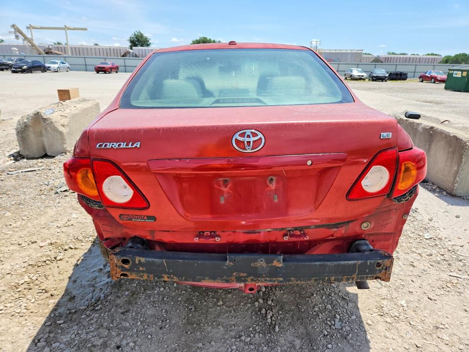 2010 Toyota Corolla VIN JTDBU4EEXA9115839 COPART salvage auction — REAR END, KS - CERT OF TITLE-SALVAGE, sold $1,800 on 2026-07-14 (photo 6)