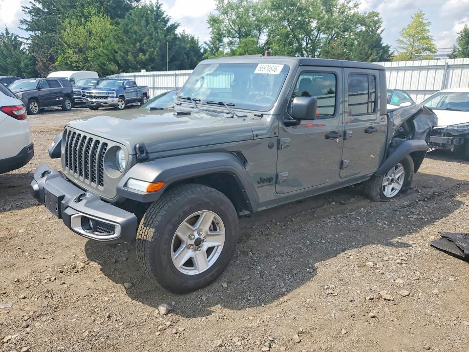 2023 Jeep Gladiator VIN 1C6HJTAG6PL537324 COPART salvage auction — REAR END, Md - Cert Of Salvage > 75% Damage, sold $250 on 2026-07-27 (photo 1)