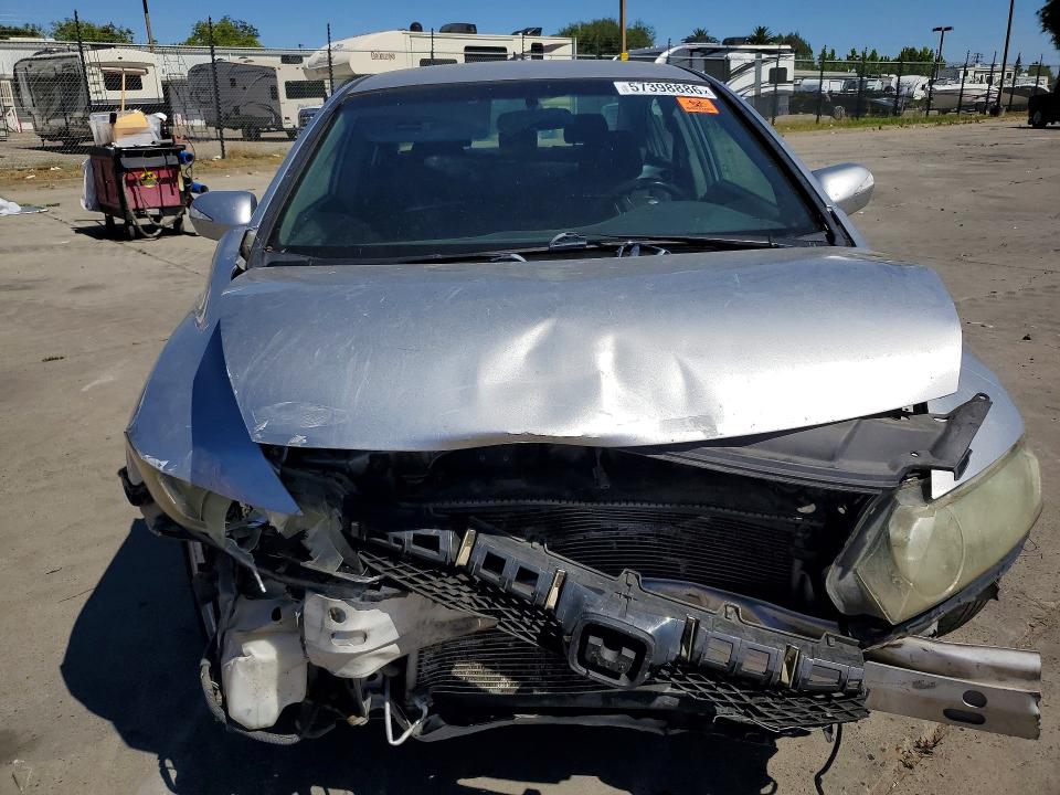 2010 Honda Civic VIN JHMFA3F27AS007498 COPART salvage auction — FRONT END, Ca - Salvage Certificate, sold $125 on 2026-07-13 (photo 5)