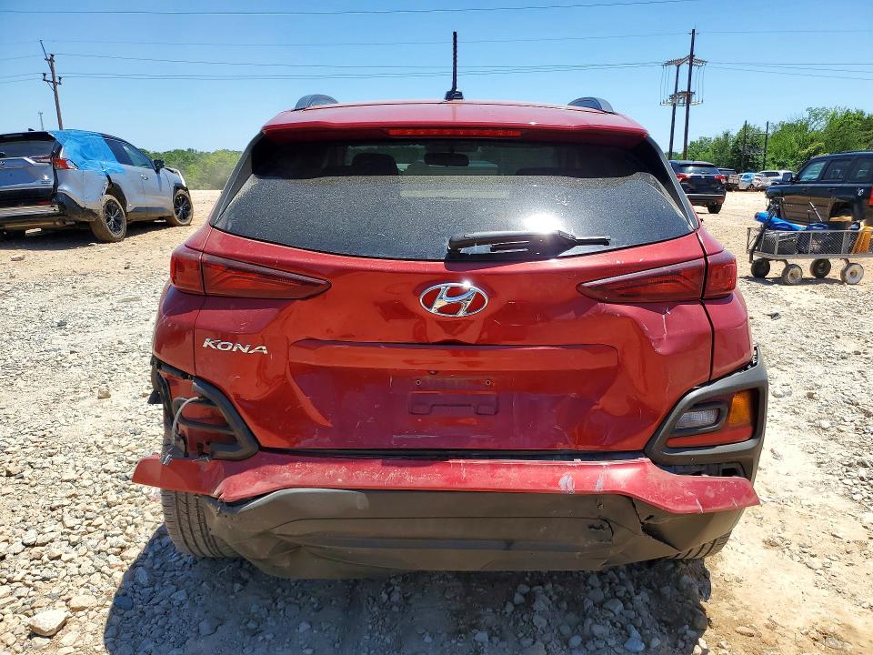 2018 Hyundai Kona VIN KM8K22AA8JU066548 COPART salvage auction — REAR END, Nc - Salvage Certificate Of Title, sold $3,050 on 2026-07-20 (photo 6)