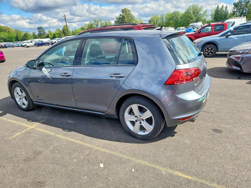 2017 Volkswagen Golf VIN 3VW217AU6HM002972 COPART salvage auction — MECHANICAL, Or - Salvage Title Certificate, sold $125 on 2026-07-29 (photo 2)