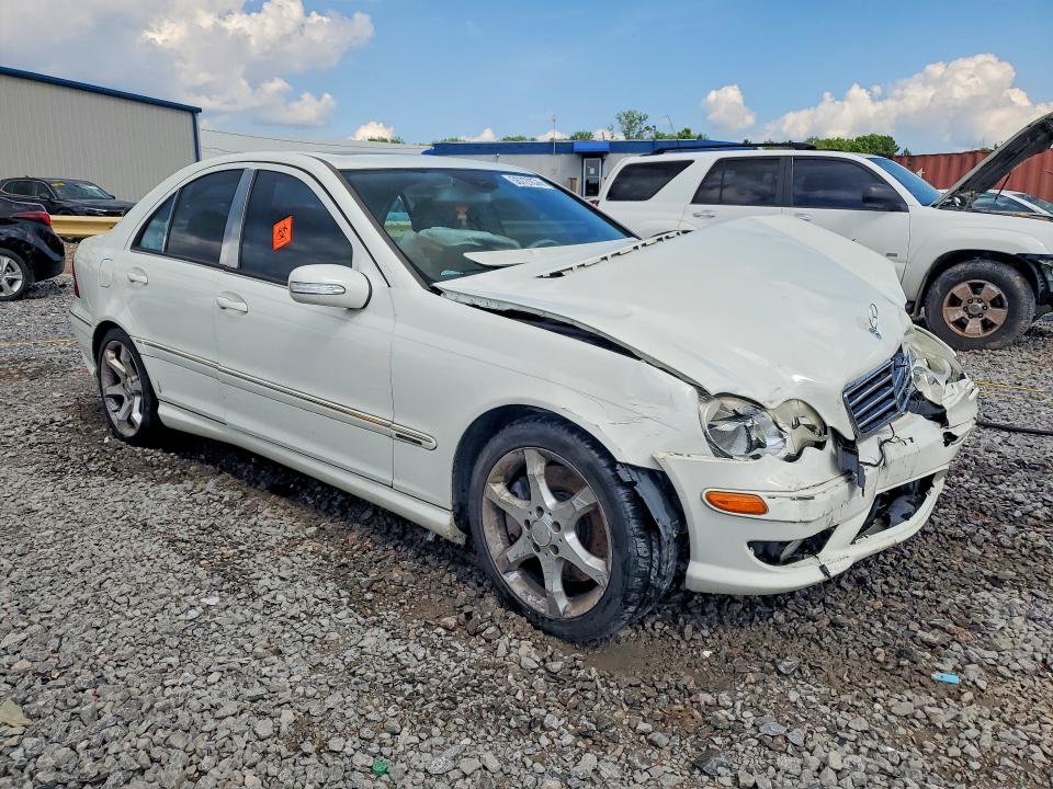 2007 Mercedes-benz C-klasse VIN WDBRF52H17A935262 COPART salvage auction — FRONT END, Al - Cert Of Title-Salvage Title, sold $225 on 2026-07-07 (photo 4)