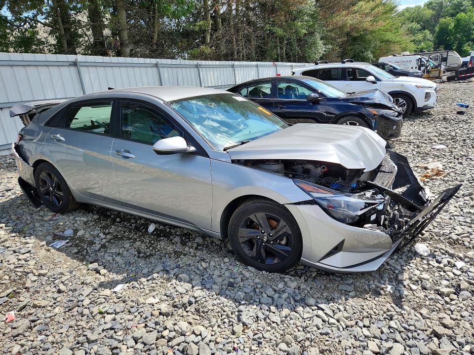 2021 Hyundai Elantra VIN 5NPLS4AG0MH007422 COPART salvage auction — FRONT END, Nj - Cert Of Title-Salvage, sold $1,850 on 2026-07-08 (photo 4)