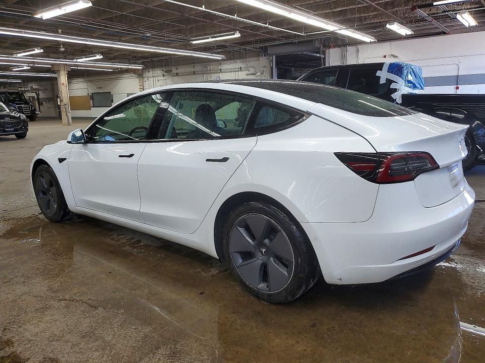 2022 Tesla Model 3 VIN 5YJ3E1EA8NF369445 COPART salvage auction — UNDERCARRIAGE, IL - SALVAGE CERTIFICATE, sold $6,000 on 2026-07-29 (photo 2)